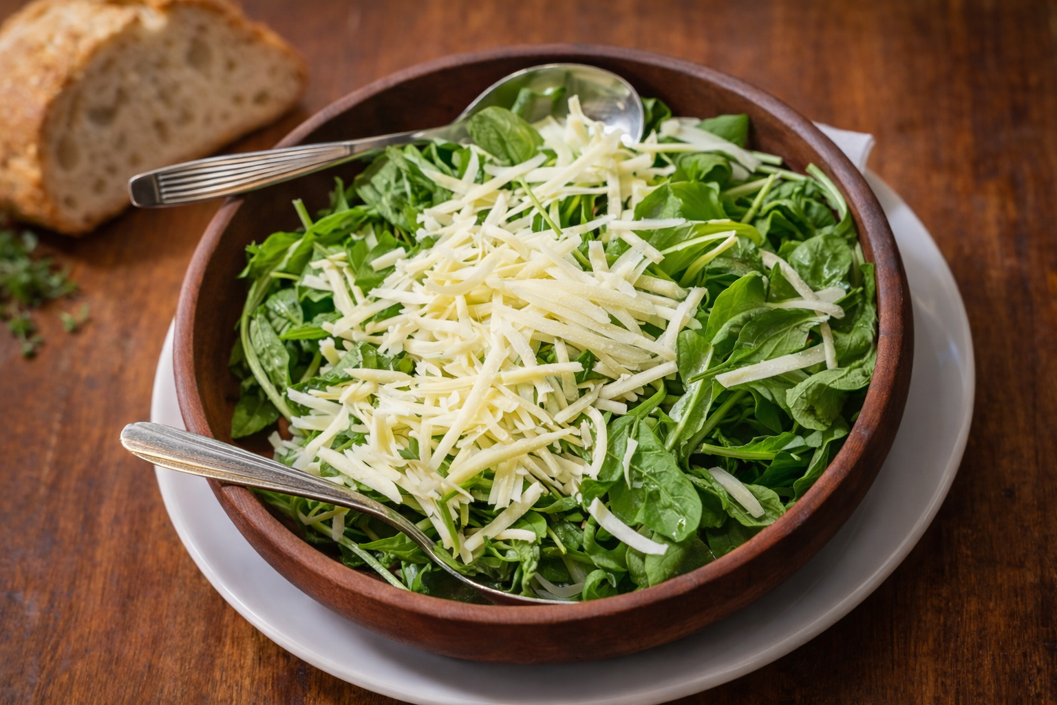 Rucula y parmesano