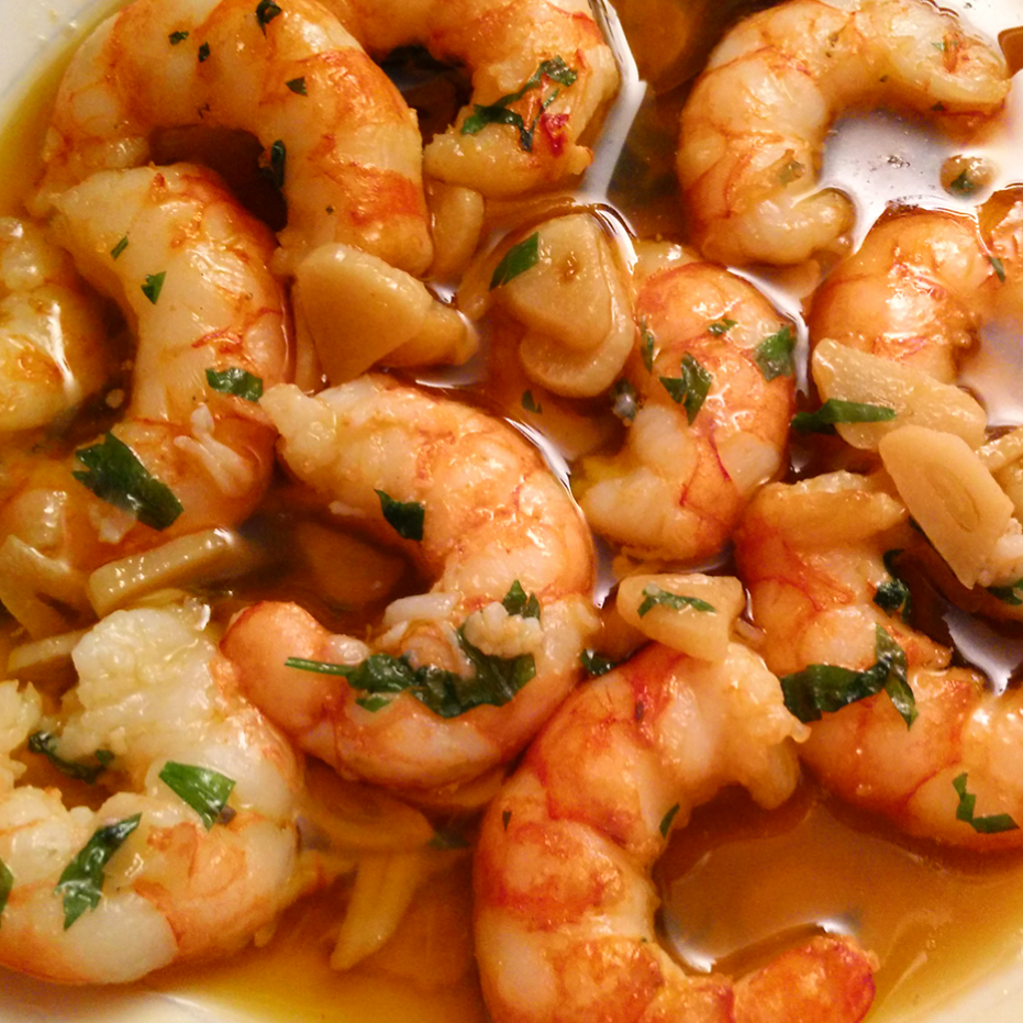 Gambas al ajillo