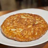 Tortilla de papa y cebolla